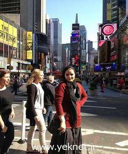 حجاب جالب خانم بازیگر زیبای ایرانی در امریکا +تصاویر