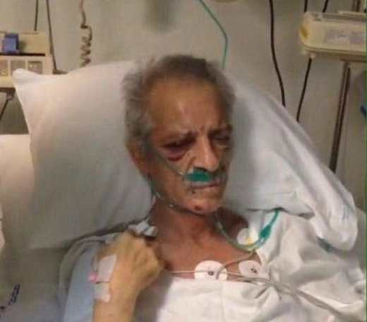 آخرین عکس منصور پورحیدری در بیمارستان قبل از مرگ