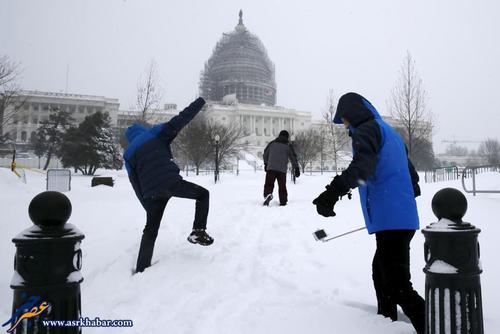 (تصاویر) آمریکا را برف خفه کرد