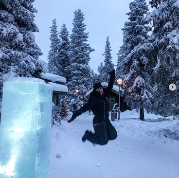 الناز شاکردوست در هتل یخی سوئد+عکس