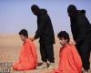 |تصاویر| داعش 5 جوان سوری را سربرید 