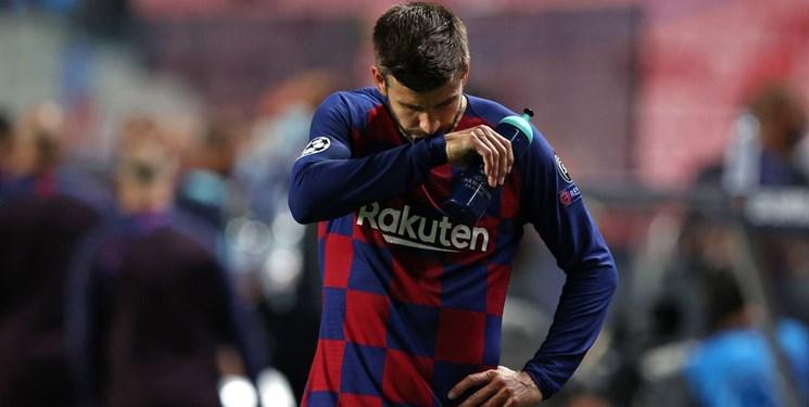 انتقاد جرارد پیکه از عملکرد بازیکنان بارسلونا برابر دیناموکیف