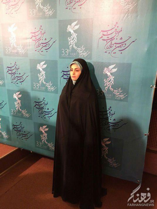 تنها بازیگر چادری جشنواره فجر (عکس)