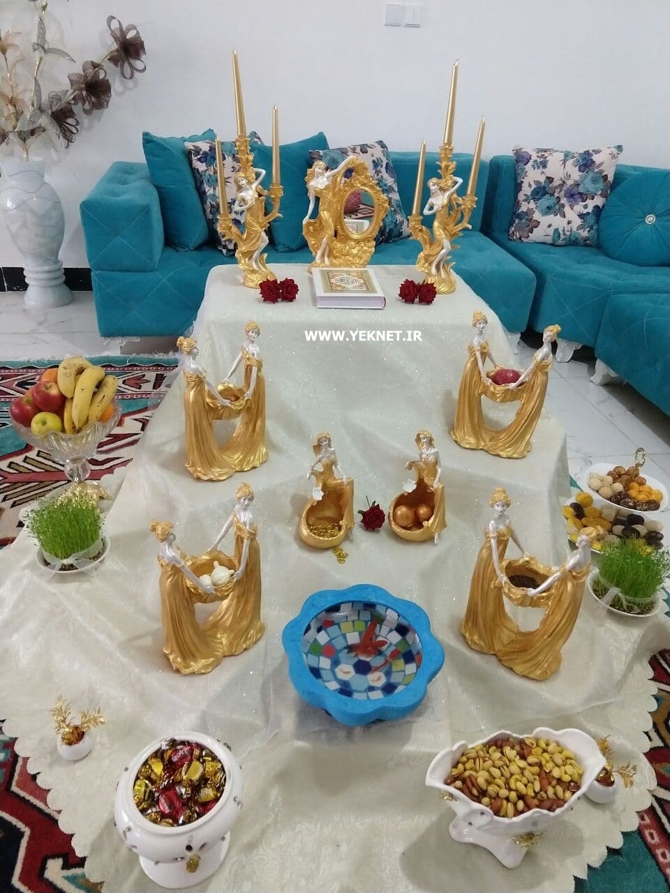 عکس سفره هفت سین ساده