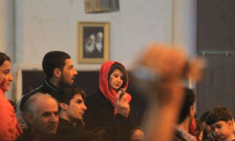 دختران دو آتيشه طرفدار تيم تراكتور(تصاویر)