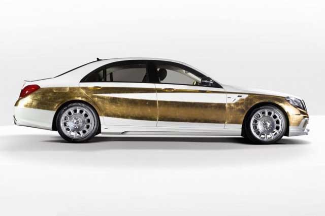 مدل اتومبيل - مرسدس طلايي