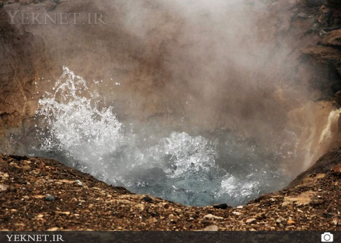 آب گرم دره آب افشان ايسلند