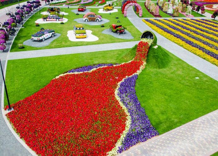 عكس باغ معجزه در دبي