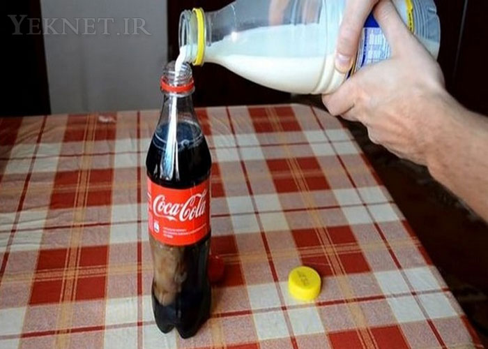 تصاوير/ مخلوط شير با نوشابه !! حتما ببينيد