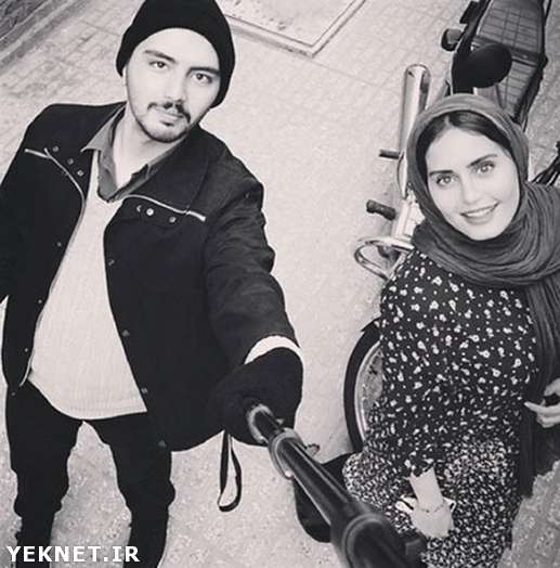 عکس سلفی علی طباطبایی و الناز شاکردوست