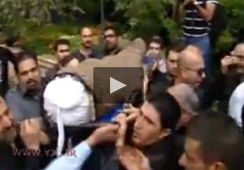 فیلم مراسم تشییع جنازه علی طباطبایی