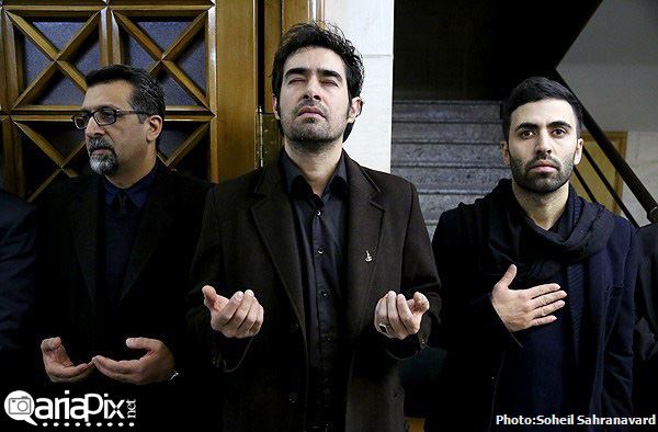 مراسم ختم پدر شهاب حسینی (تصاویر)