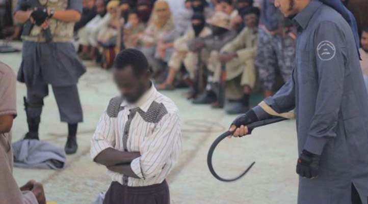 شلاق زدن داعش