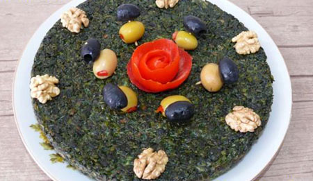 طرز تهیه کوکوی سبزی کوهی