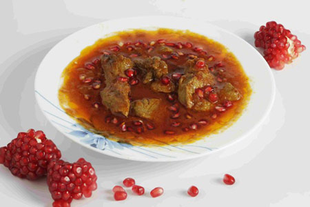 آموزش پخت خورش انار دانه مسما