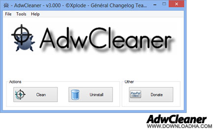 مبارزه با ابزارهای تبلیغاتی AdwCleaner 3.010