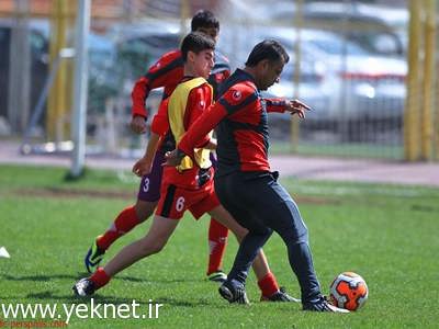 پسر كريم باقري در تيم پرسپوليس +عکس