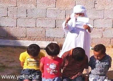 سربريدن كودكان عربستاني به سبك داعشي ها /عكس