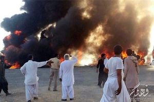 ۱۵کشته در تصادف قاچاقچیان /عكس