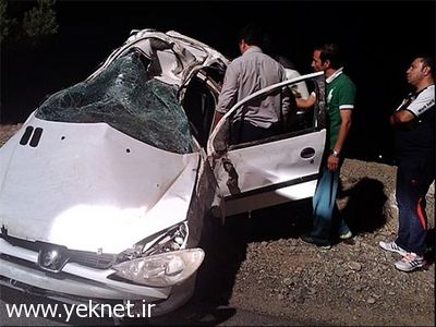 عكس هاي تصادف مهدي نفر