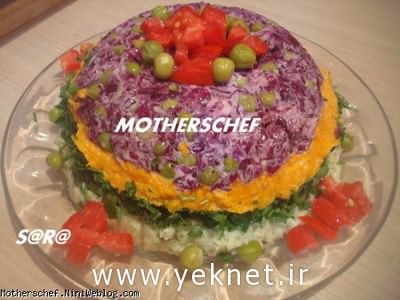 آموزش و طرز تهيه سالاد الويه قالبي
