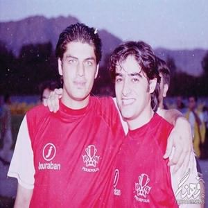 شهاب حسيني و سام درخشان با لباس پرسپوليس +عكس