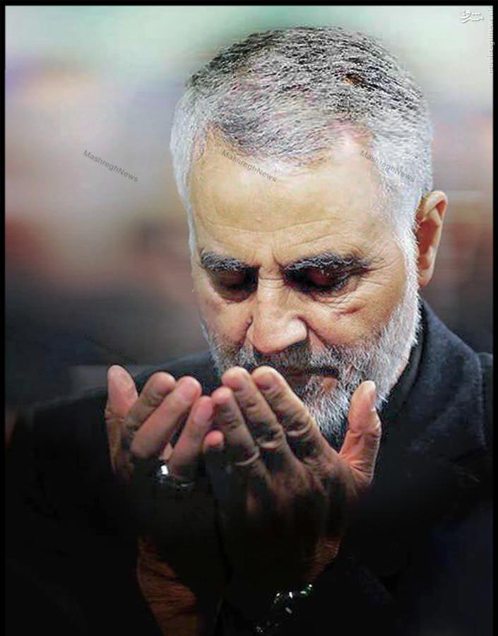 عكس/ ترسناک ترین چهره قاسم سلیمانی برای شیطان بزرگ