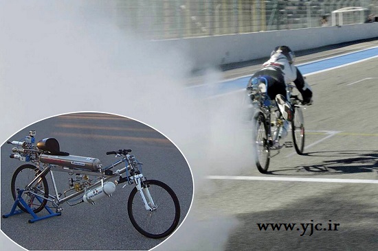 عكس/ پرسرعت ترين دوچرخه جهان با سرعت 330 كيلومتر در ساعت
