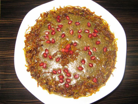 دستور پخت آش آذری یا آش انار