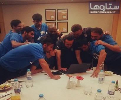 عكس/ لپ تاپ علی کریمی