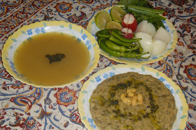 طرز تهیه گوشت و لوبیا اصفهانی