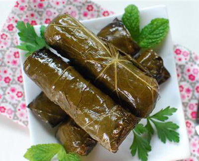 دستور تهیه دلمه برگ مو بدون گوشت 