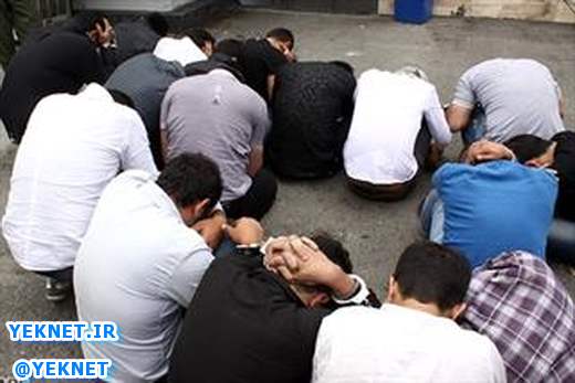 دستگیری ۶۳ دختر و پسر نیمه عریان در پارتی شبانه