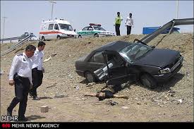 تصادف 17 خودرو در اتوبان آزادگان