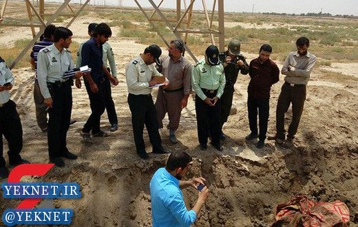 (+18) کشف گور خانوادگی در آبادان