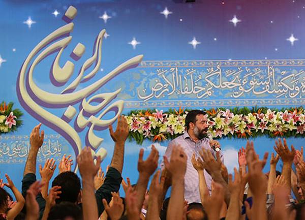 مداحی جدید محمود کریمی شب میلاد امام زمان ندیده دل به تو دادم