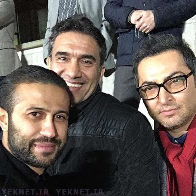 عکس سلفی مهرداد اولادی با عابدزاده و میناوند