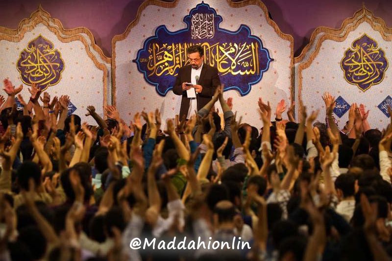 باز سر و کار دلم با شور عشق افتاده محمود کریمی میلاد حضرت زهرا 96/12/17