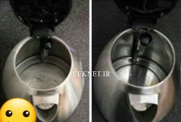 آموزش پاک کردن جرم و گچ کتری