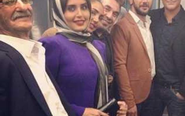 الناز شاكردوست در كنار محمدرضا گلزار /عكس