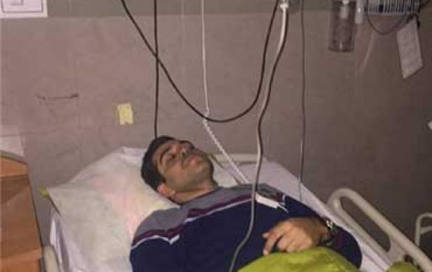 (عکس) مجری معروف تلویزیون بستری شد