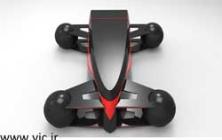 خودرویی با چرخ های کروی +عکس