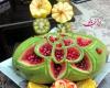 مدل تزیین سفره میوه هندوانه شب یلدا