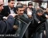 احمدی‌نژاد وقالیباف در مراسم تشییع شهدا+تصاویر