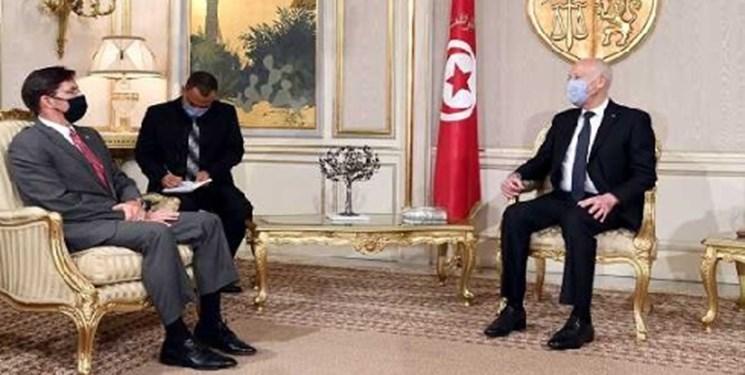 وزیر دفاع آمریکا با رئیس‌جمهور تونس دیدار کرد
