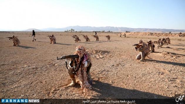 مانور رنجرهای تروریست داعش (تصاویر)