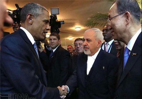 ماجرای دست دادن ظریف با اوباما (عکس)
