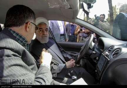 رانندگی دکتر حسن روحانی (تصاویر)