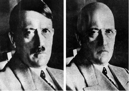 فتوشاپ هیتلر در ۷۱ سال پیش (عکس)