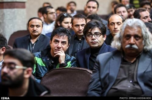 فرزاد حسني در مراسم ختم مرتضي پاشايي +عكس
